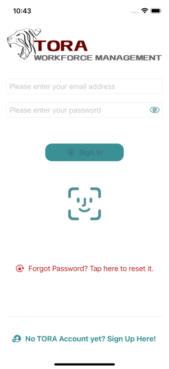 tora-mobile-app-sign-in-screenshot