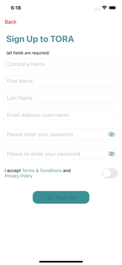 tora-mobile-app-sign-up-screenshot